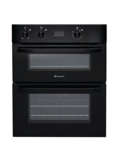 Hotpoint Newstyle Uh53Ks Built-Under Electric Double Oven - Black